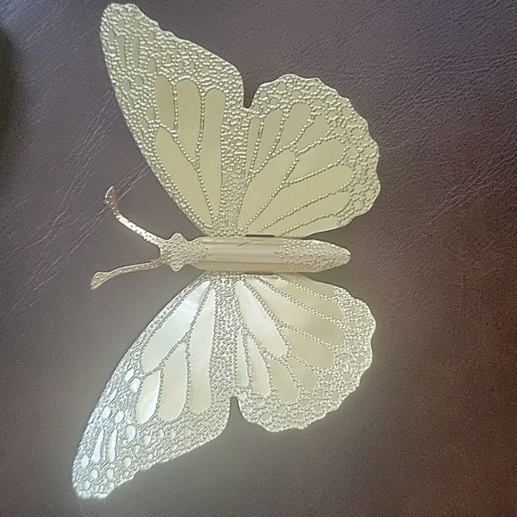Vintage 3 Home Interiors Brass Butterfly Wall Hangings - Picture 2 of 3